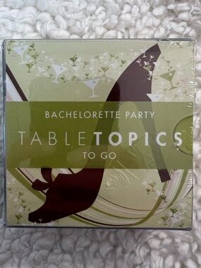 Table Topics To Go "BACHELORETTE PARTY" Questions Card Deck Game